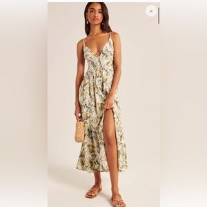 Abercrombie Button-Through Maxi Dress